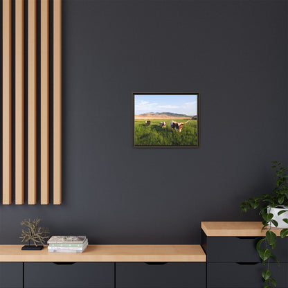 Grasslands Metal Printed Frame