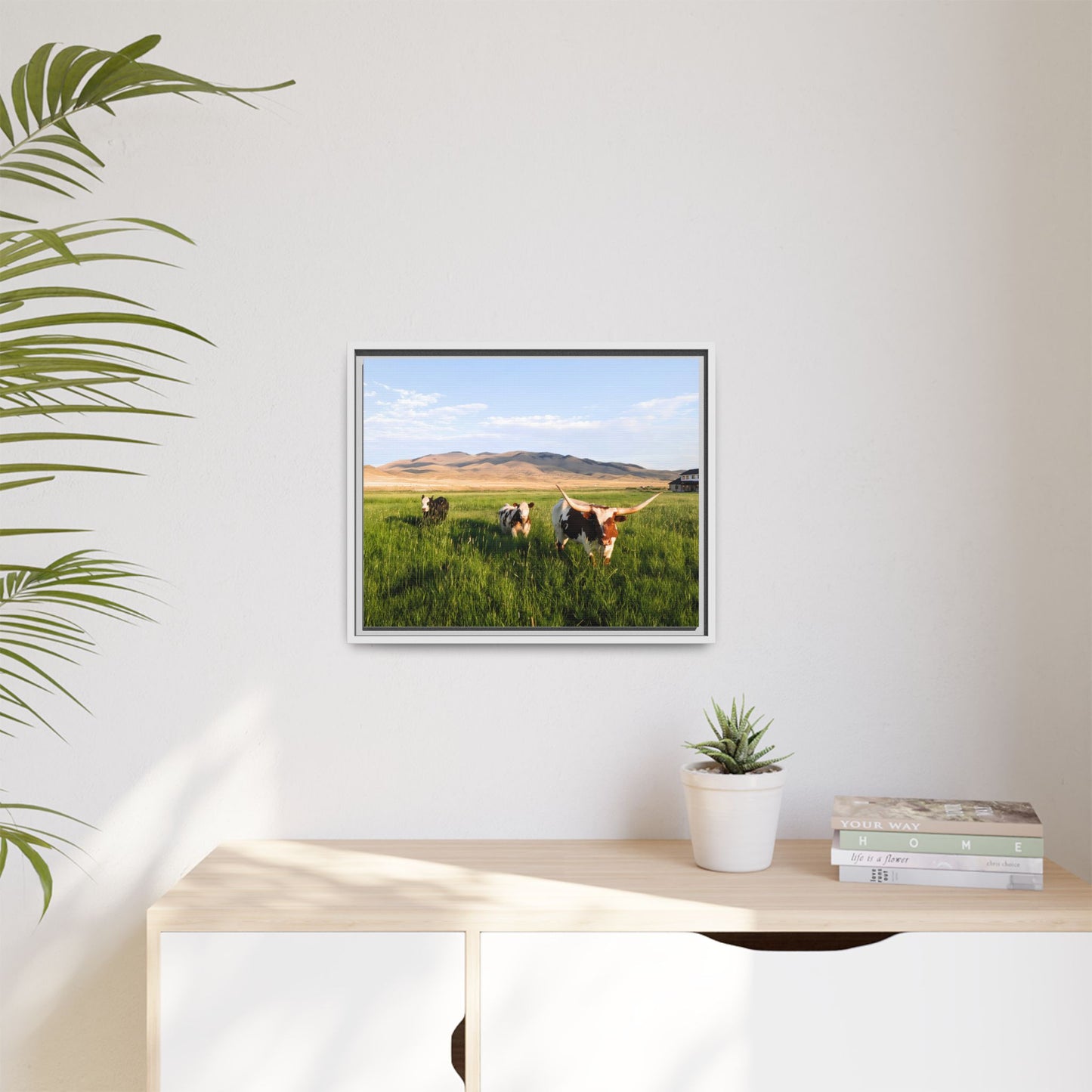 Grasslands Metal Printed Frame