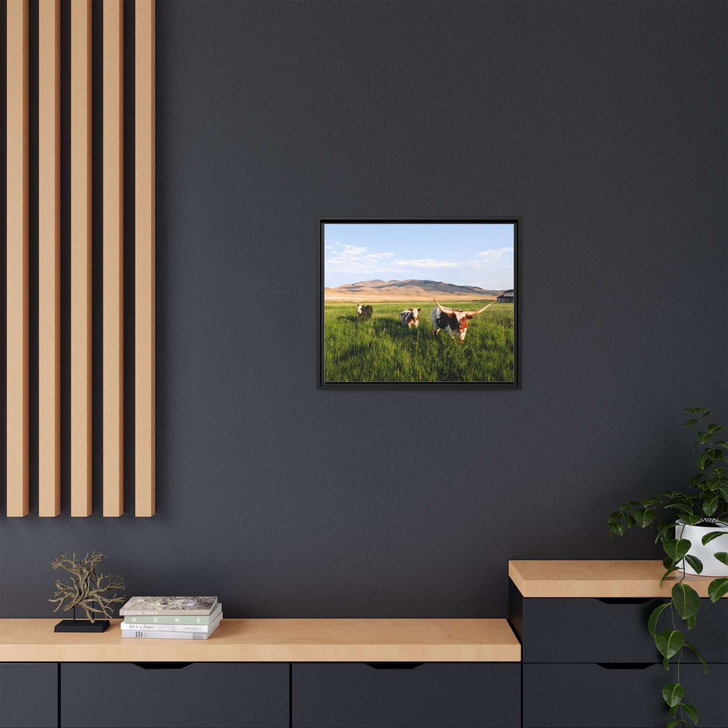 Grasslands Metal Printed Frame
