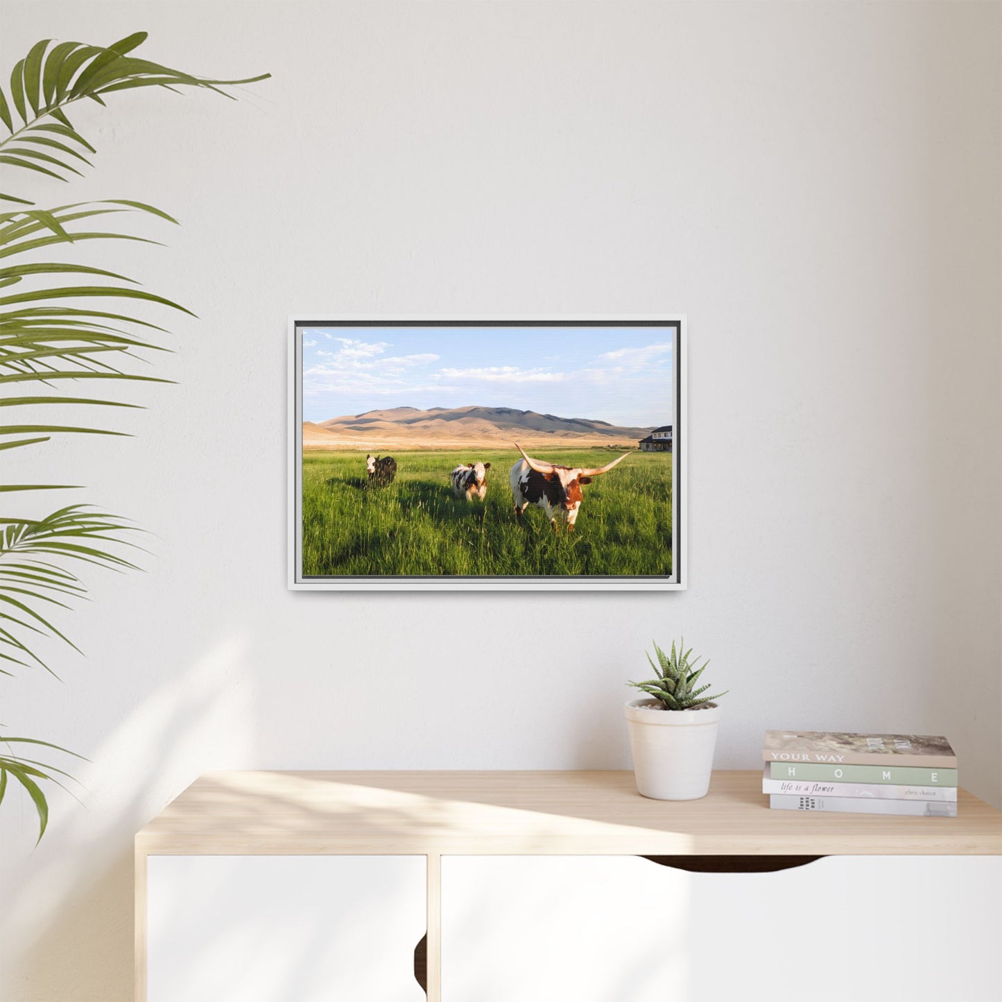 Grasslands Metal Printed Frame