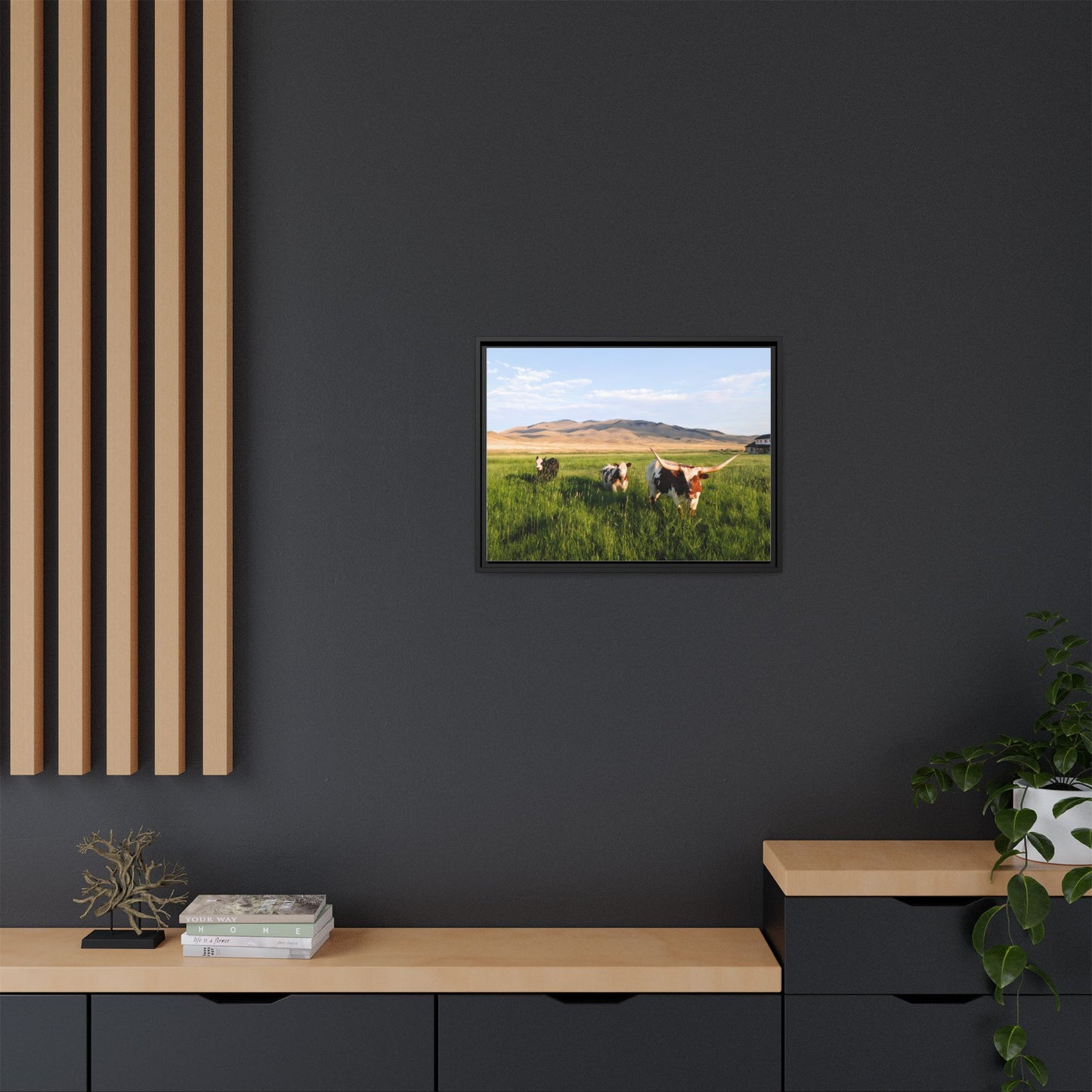 Grasslands Metal Printed Frame