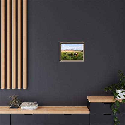 Grasslands Metal Printed Frame