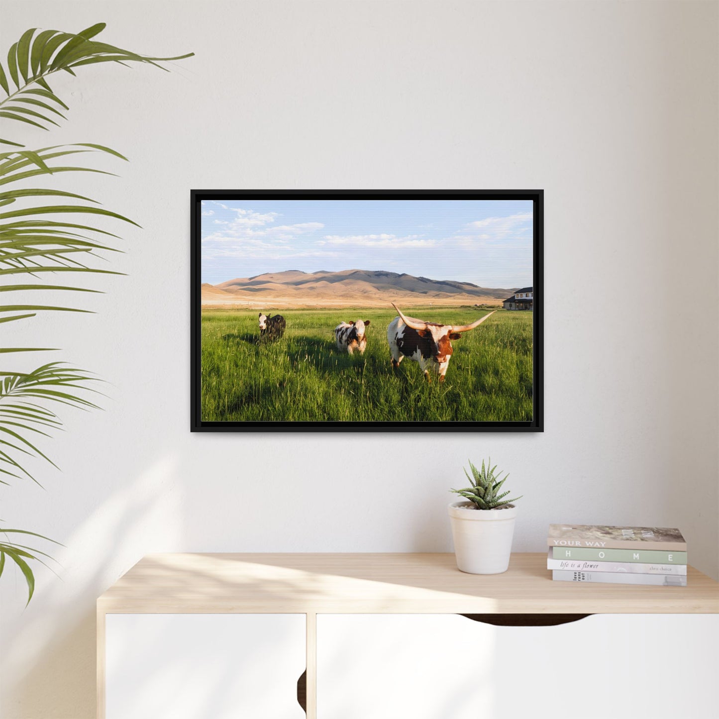 Grasslands Metal Printed Frame