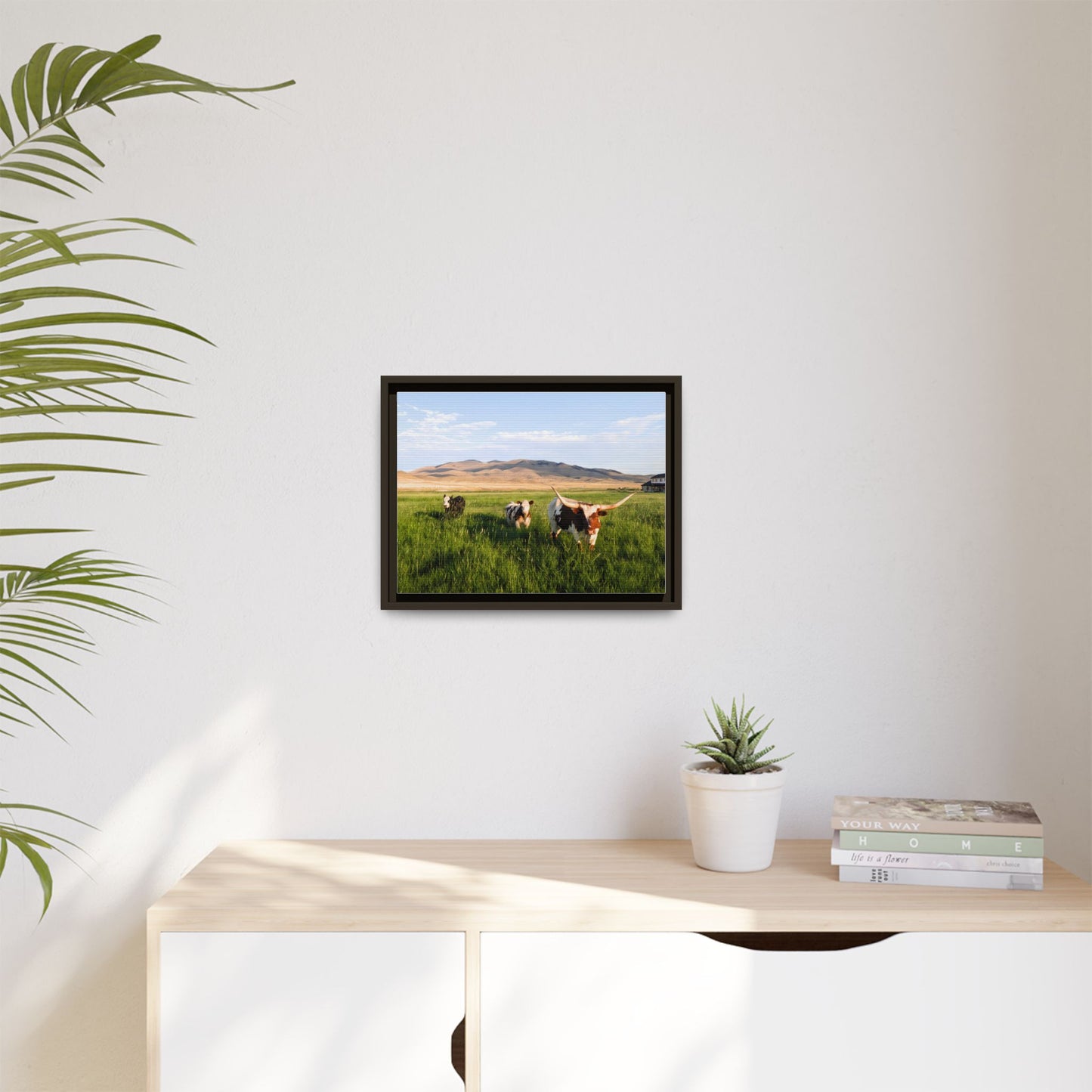 Grasslands Metal Printed Frame