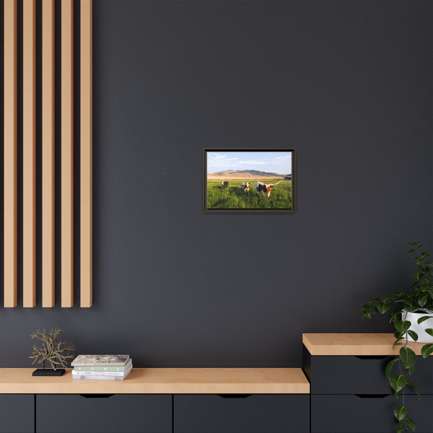 Grasslands Metal Printed Frame