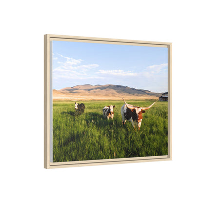 Grasslands Metal Printed Frame
