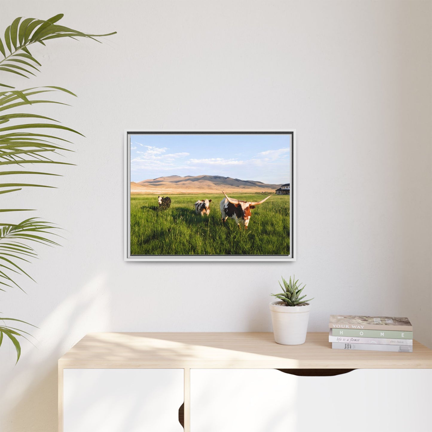 Grasslands Metal Printed Frame