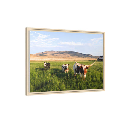 Grasslands Metal Printed Frame