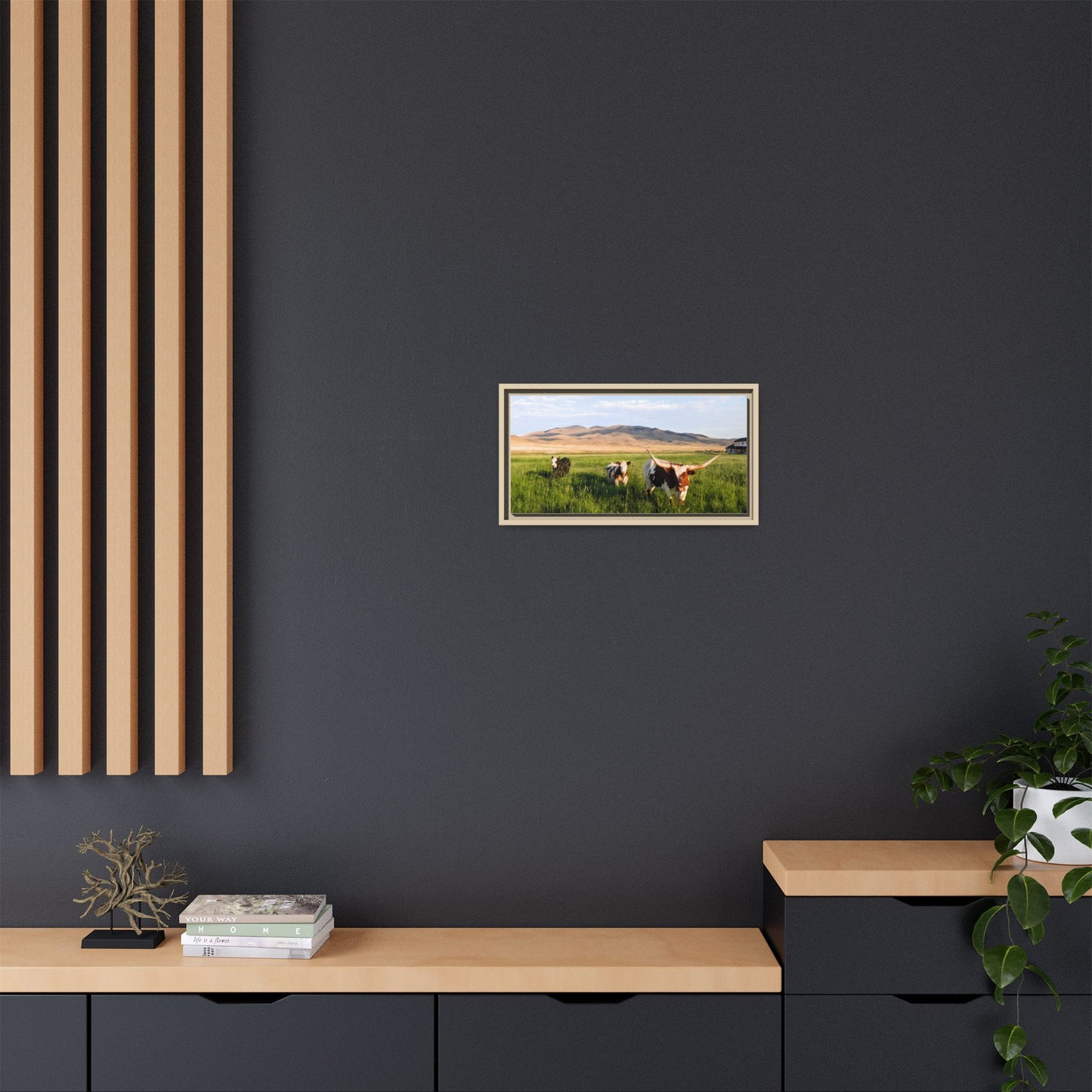 Grasslands Metal Printed Frame