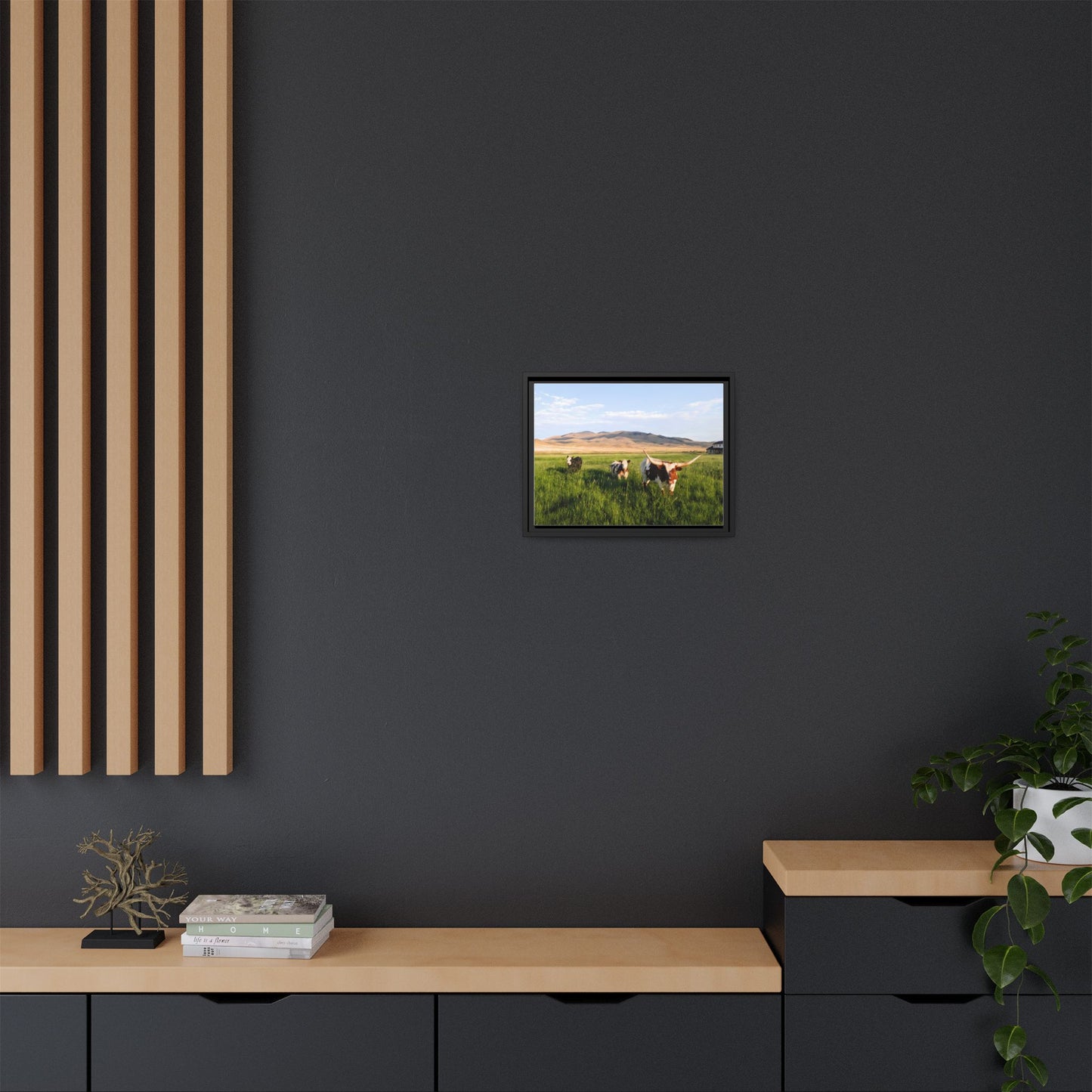 Grasslands Metal Printed Frame