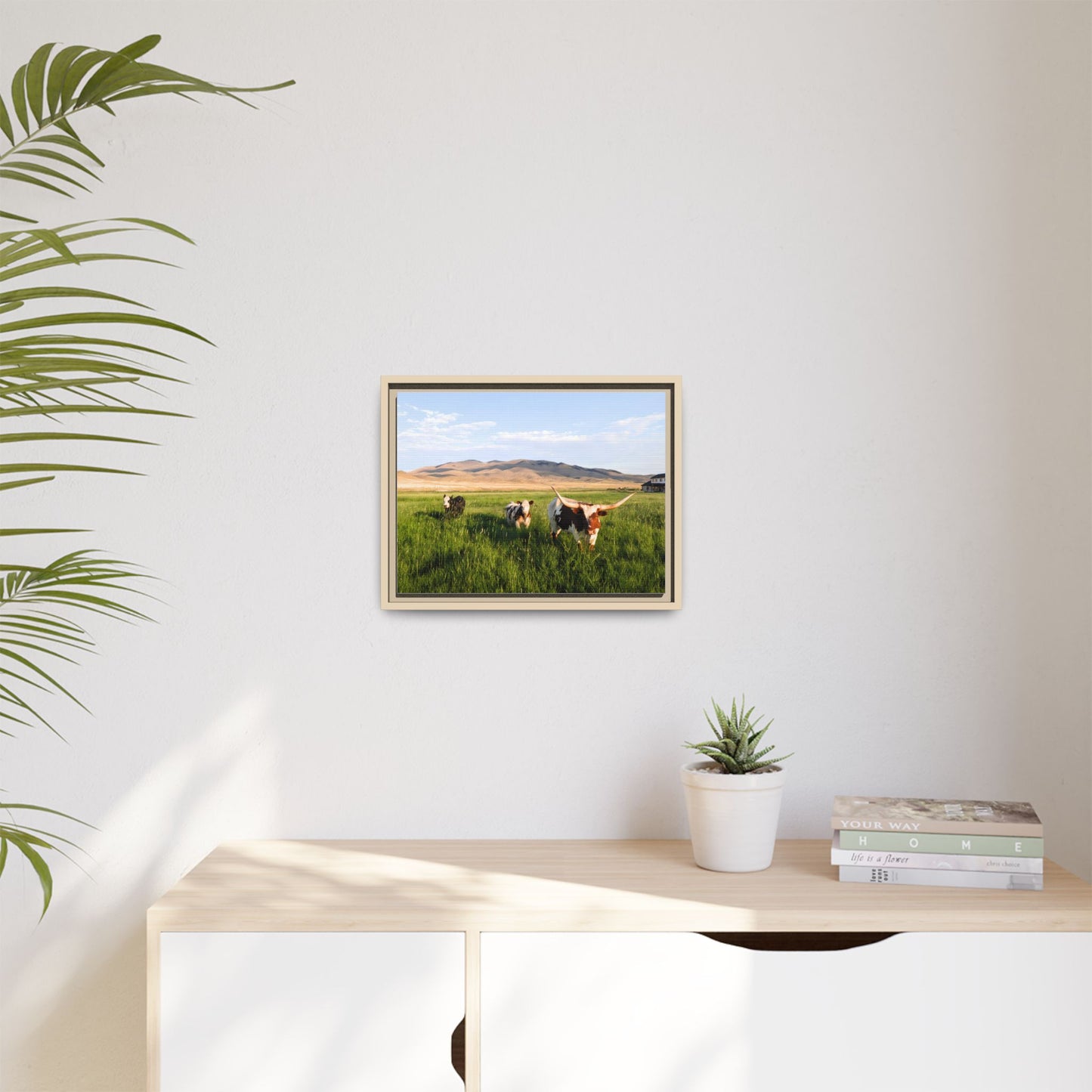 Grasslands Metal Printed Frame