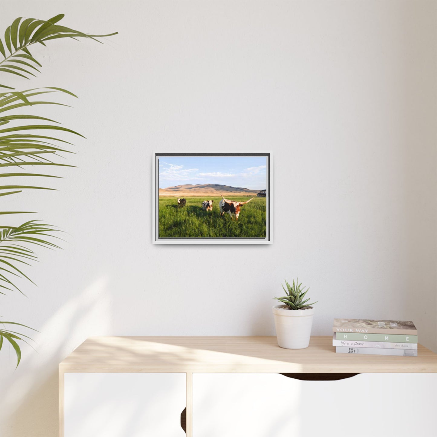 Grasslands Metal Printed Frame