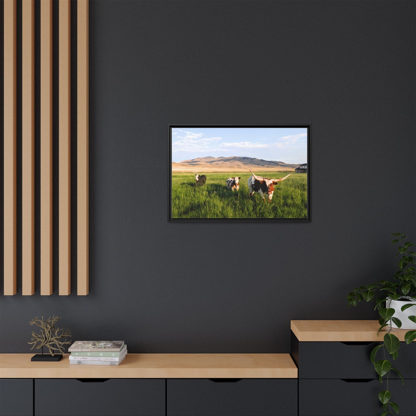 Grasslands Metal Printed Frame
