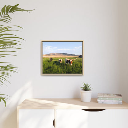 Grasslands Metal Printed Frame