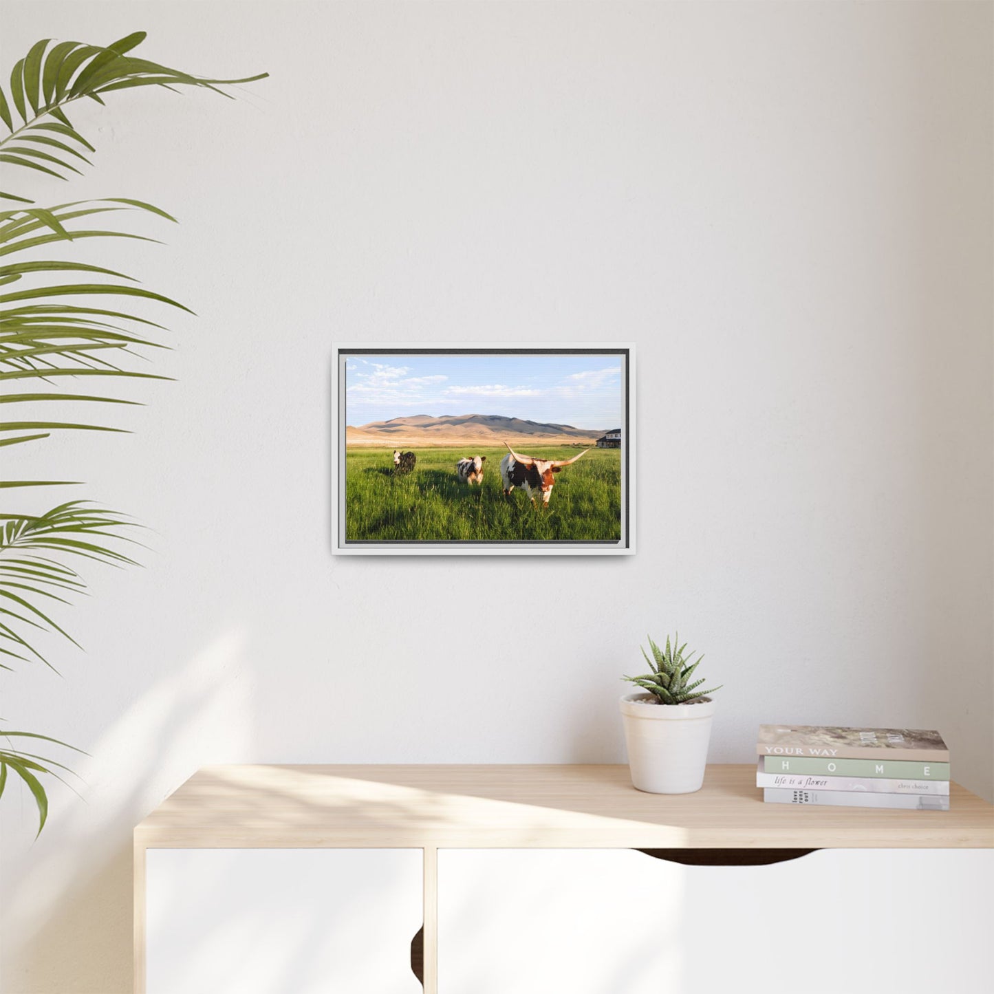 Grasslands Metal Printed Frame