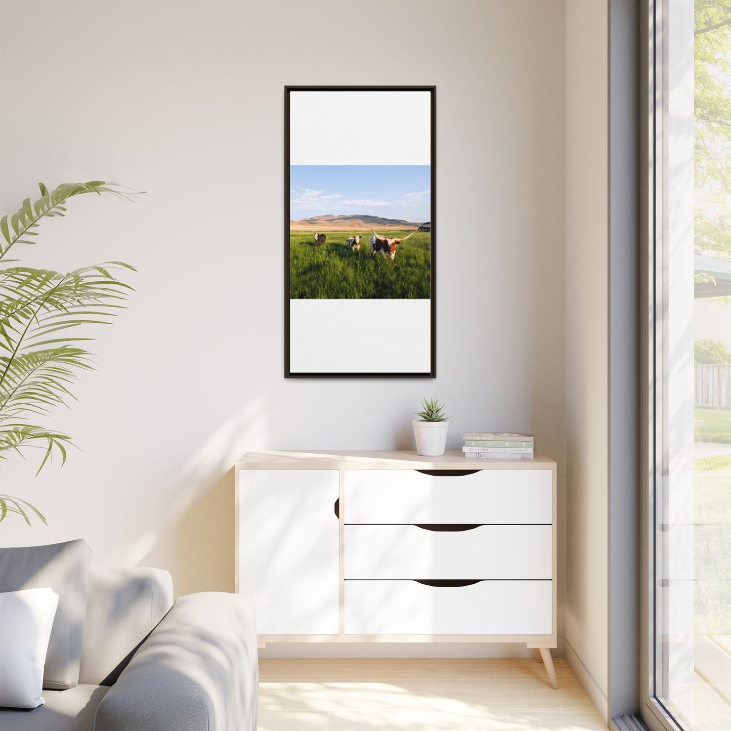 Grasslands Metal Printed Frame