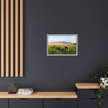 Grasslands Metal Printed Frame