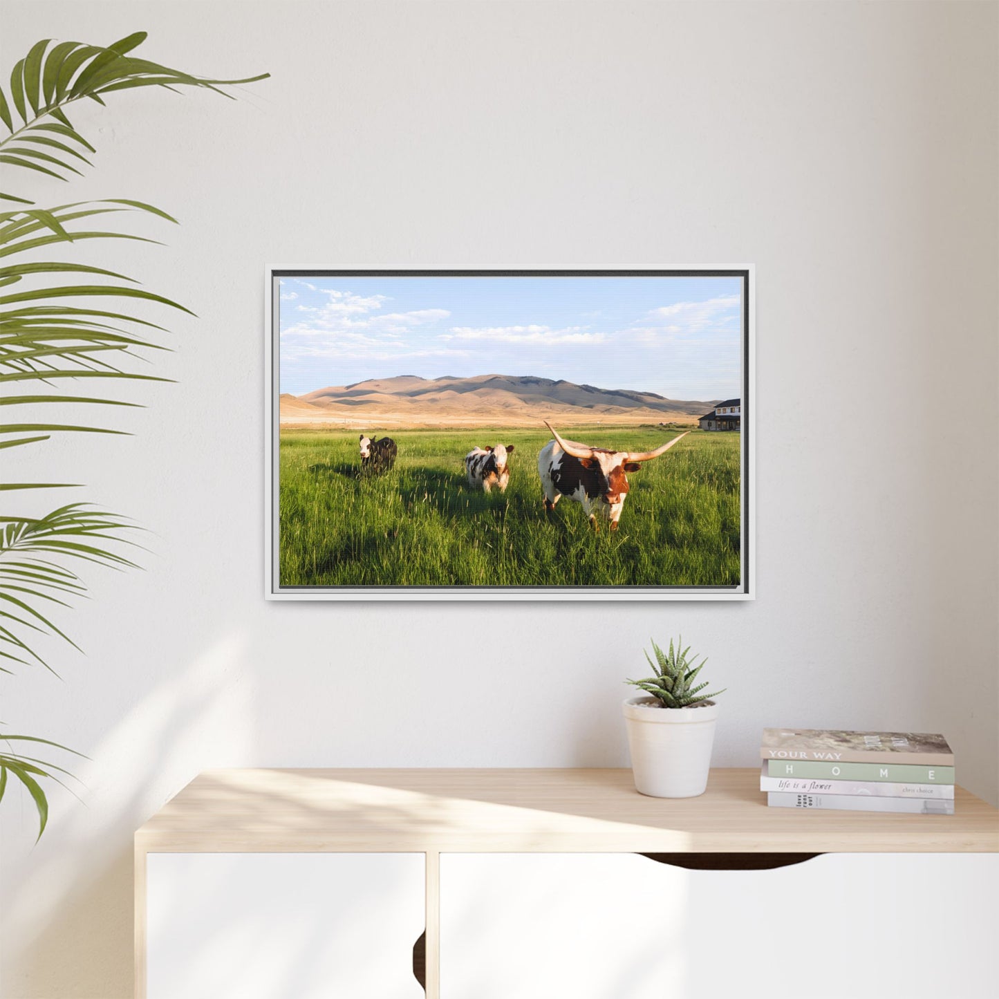 Grasslands Metal Printed Frame
