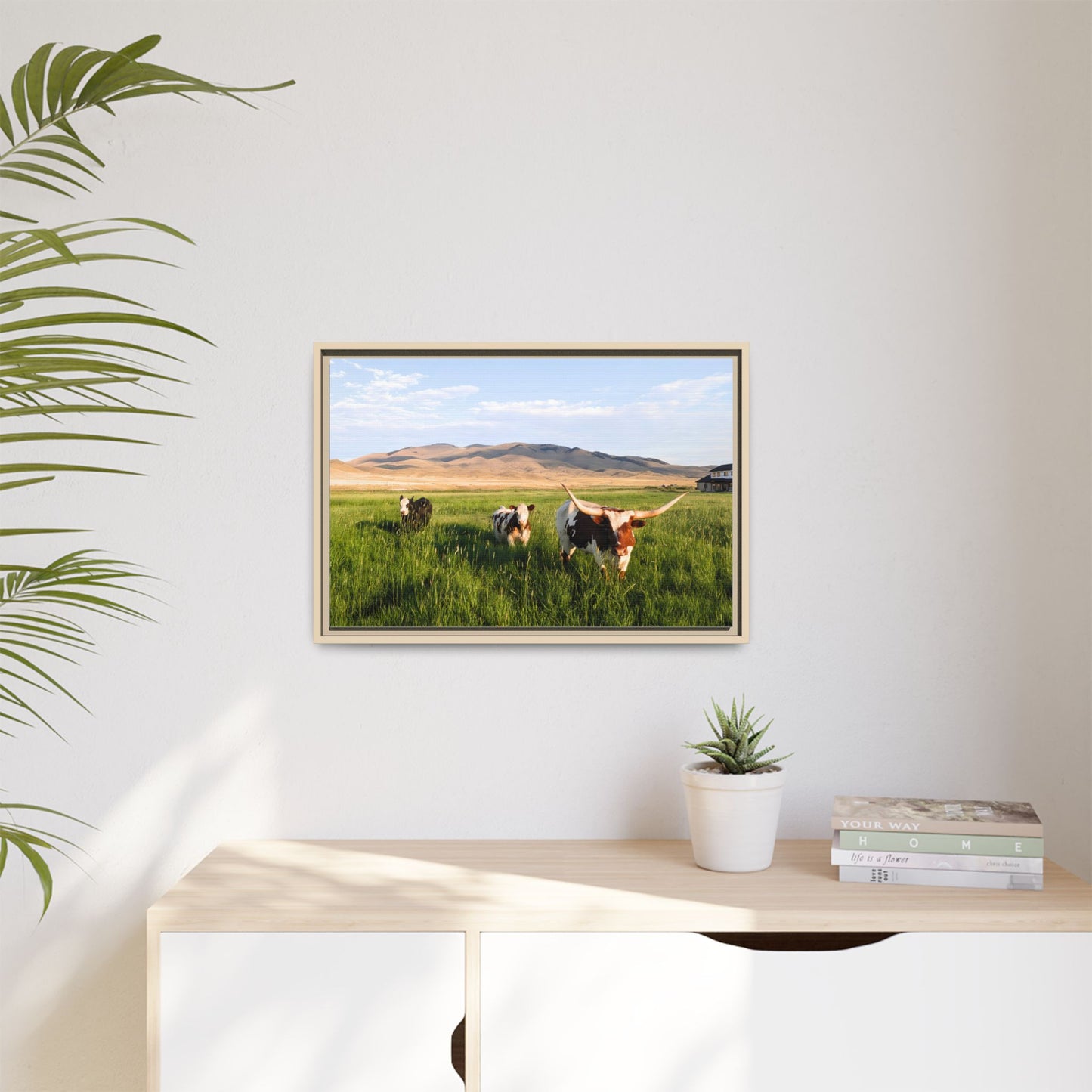 Grasslands Metal Printed Frame