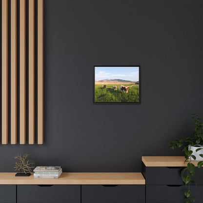 Grasslands Metal Printed Frame