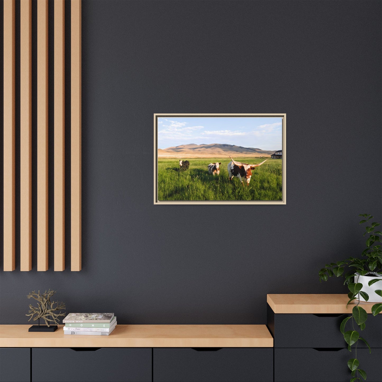 Grasslands Metal Printed Frame