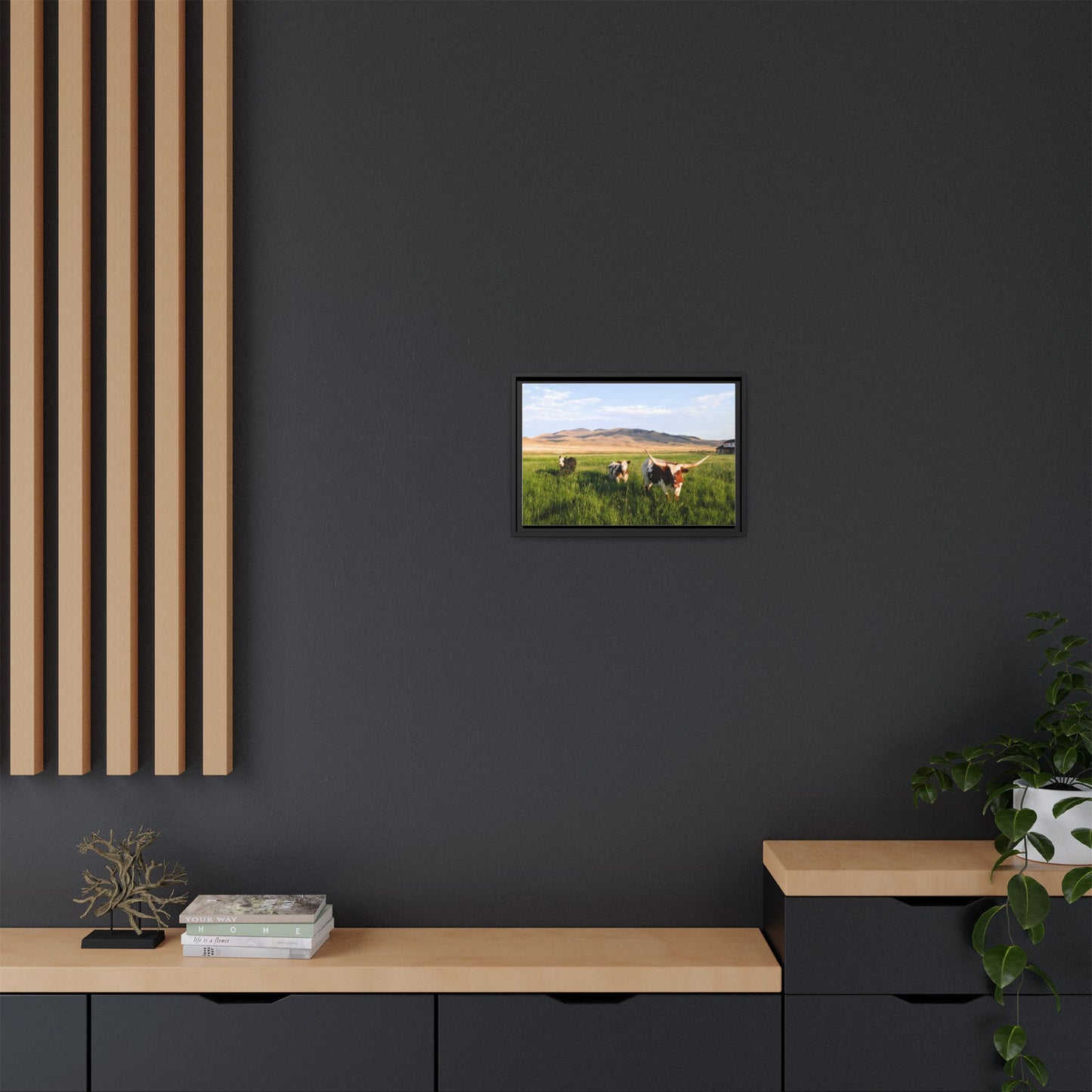 Grasslands Metal Printed Frame