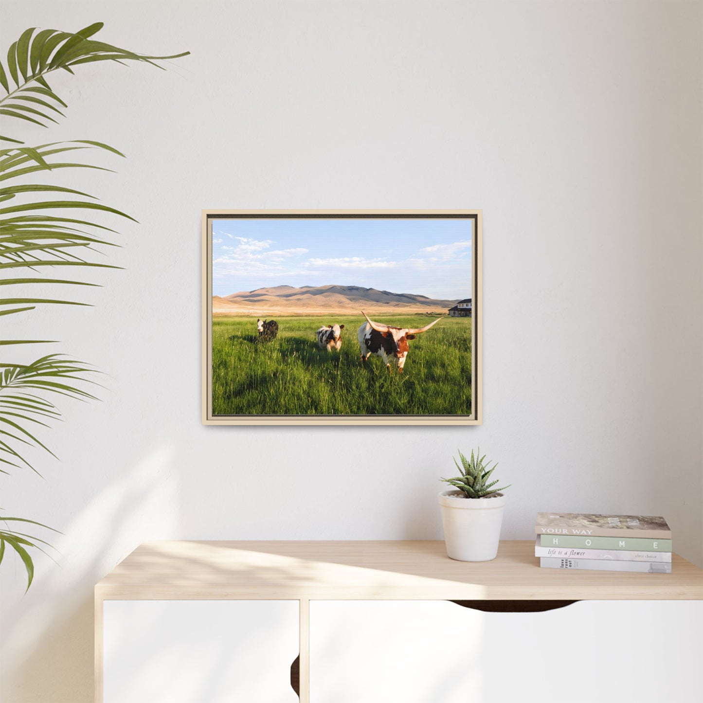 Grasslands Metal Printed Frame