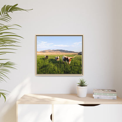 Grasslands Metal Printed Frame