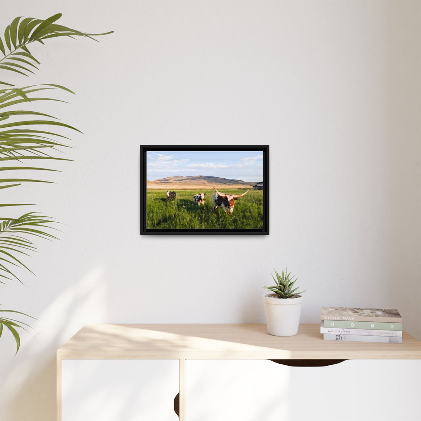Grasslands Metal Printed Frame