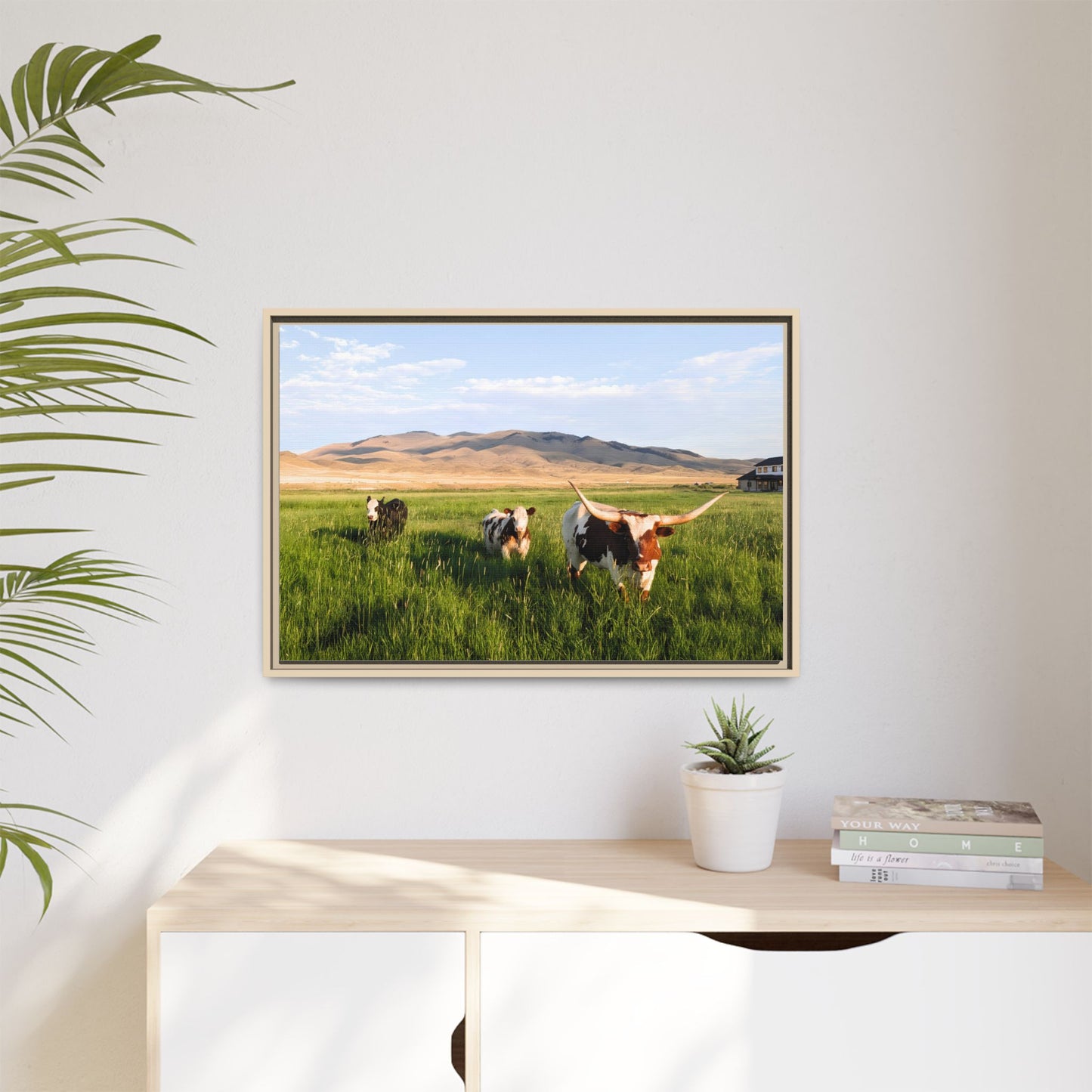 Grasslands Metal Printed Frame