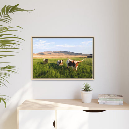 Grasslands Metal Printed Frame
