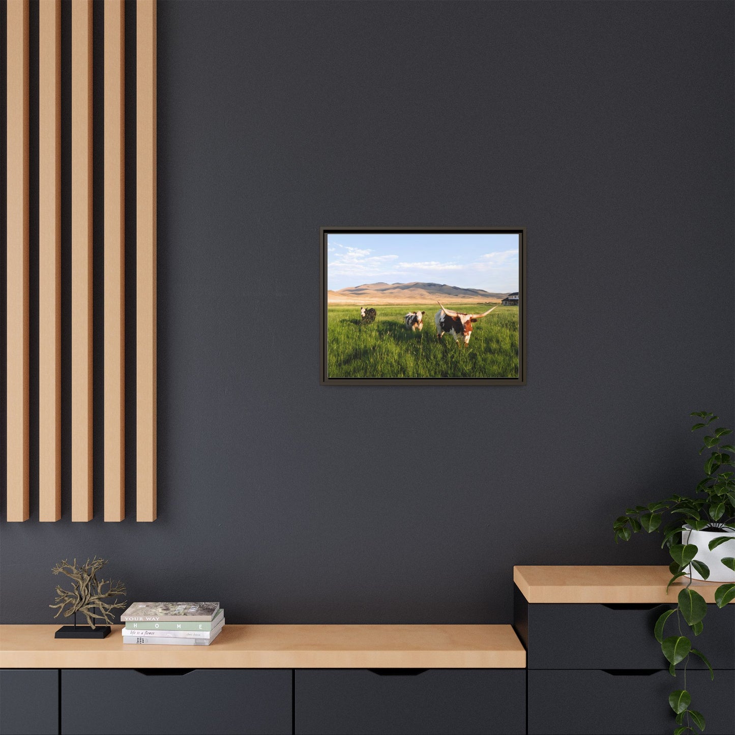 Grasslands Metal Printed Frame