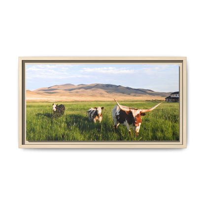 Grasslands Metal Printed Frame