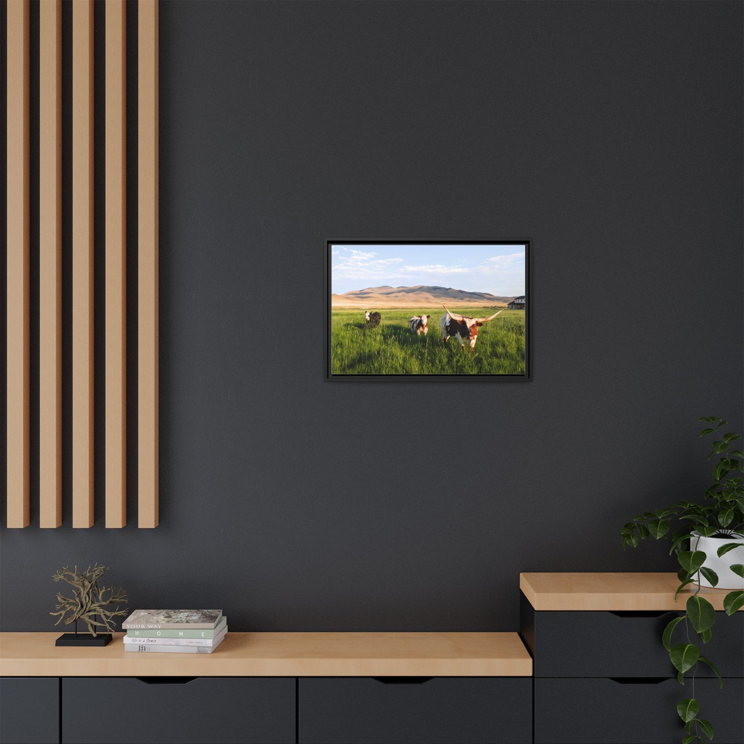 Grasslands Metal Printed Frame